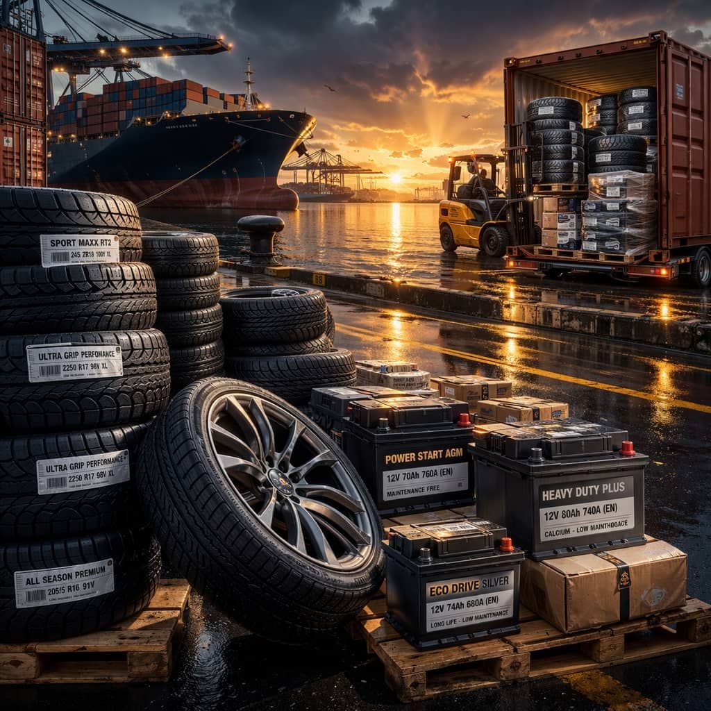 الإطارات والبطاريات والكماليات