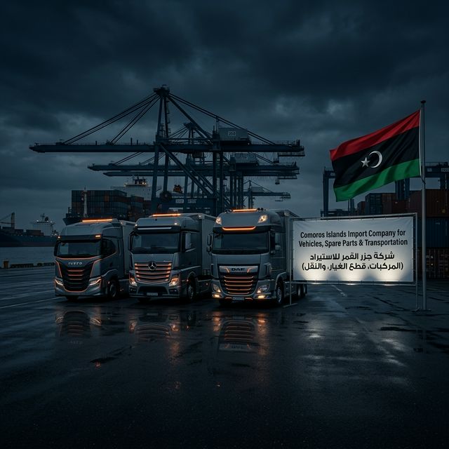 استيراد الشاحنات والمعدات الثقيلة